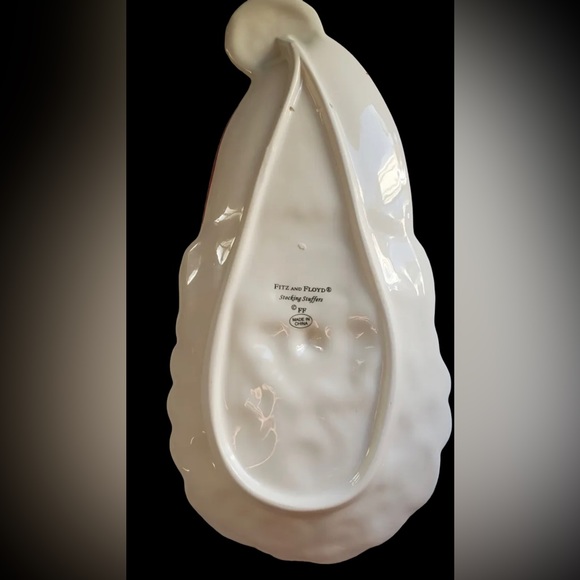 Fitz And Floyd Stocking Stuffers  Series Santa Server Plate - Picture 5 of 5